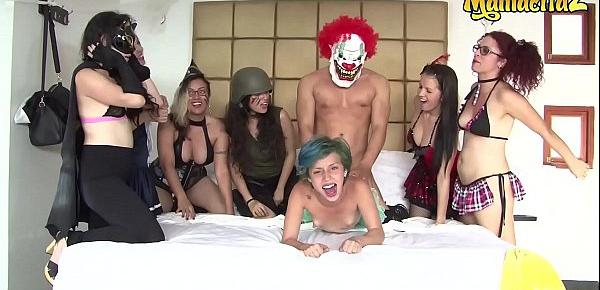 trendsMAMACITAZ - Siary Diaz - Halloween Crazy Sex Party With A Nasty Latina Teenager